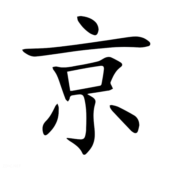 京 ordinary script